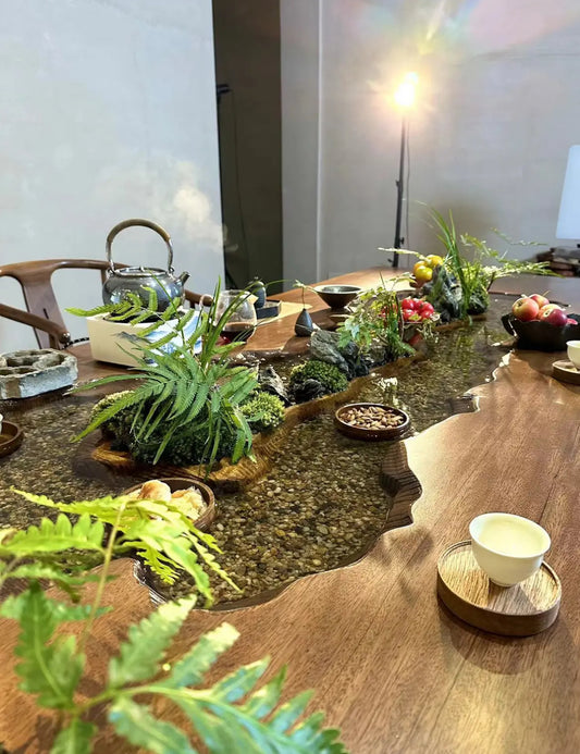 landscape tea table（200cm ）